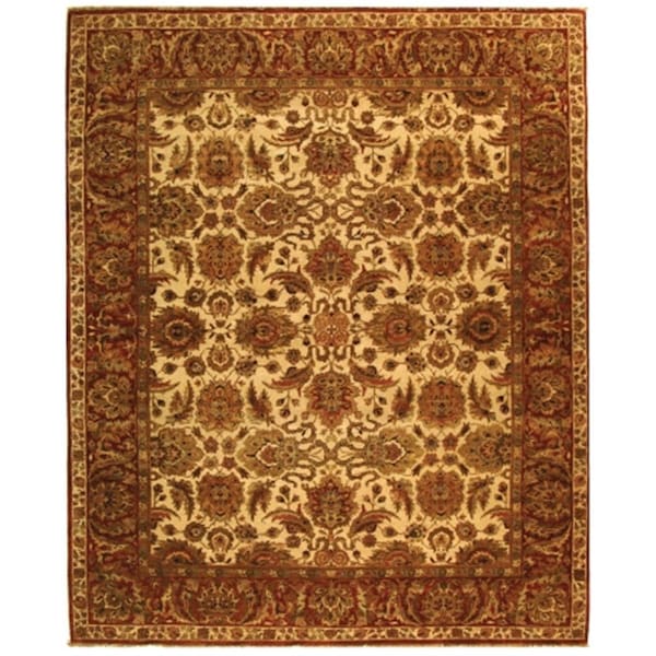 Safavieh Old World Rectangle Rug- Ivory-Rust 9' X 12' OW115G-9 - main